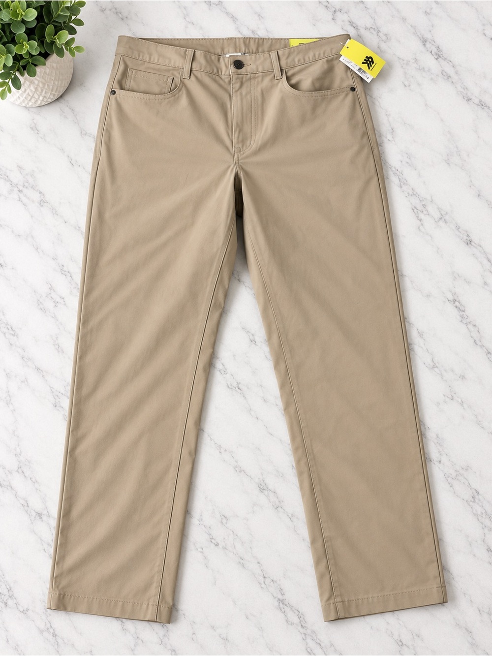 all in motion Men's Straight Chinos in Khaki